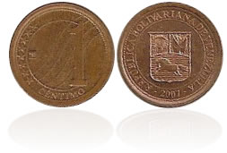 1 centavo de Bolivar