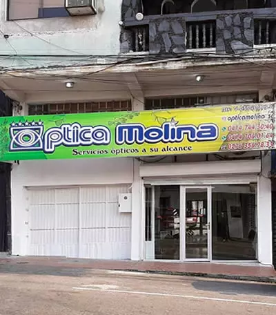 Así es el local de óptica Molina